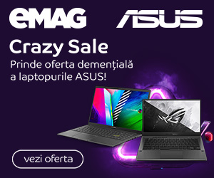 Campanie de reduceri Laptopuri ASUS Crazy Sale