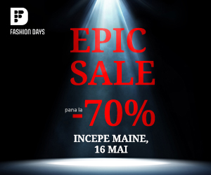 Campanie de reduceri Teasing Epic Sale - incepe maine, 16 mai