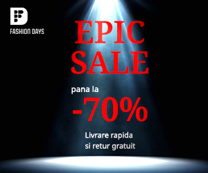 Campanie de reduceri Epic Sale - reduceri de pana la 70% la articolele pentru barbati
