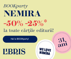 Campanie de reduceri NEMIRA -50% -25%! Hai la BOOKparty!