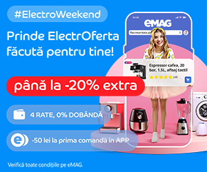 Campanie de reduceri Electro Weekend 8 - 11 mai 2026