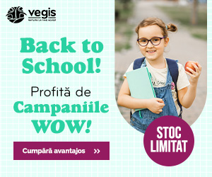 Campanie de reduceri Campanii Back to School - Vegis.ro